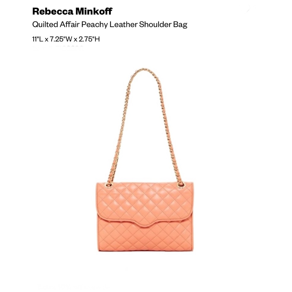 VGUC- Rebecca Minkoff ‘Quilted Affair’ Crossbody Bag